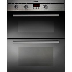 Indesit FIMU23IXS Built Under Double Oven in Stainless Steel